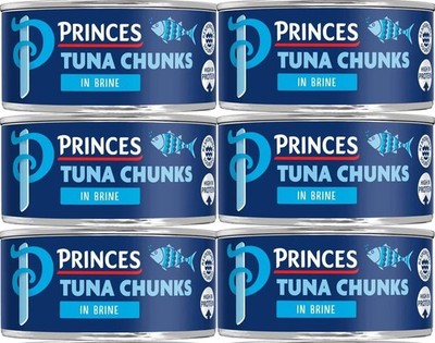 Prinzen Thunfischstücke in Salzlake 145g 6er Pack