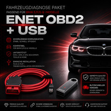 Diagnose Set kompa. mit BMW ISTA+ Rheingold INPA E-Sys USB-Stick + ENET | E F G
