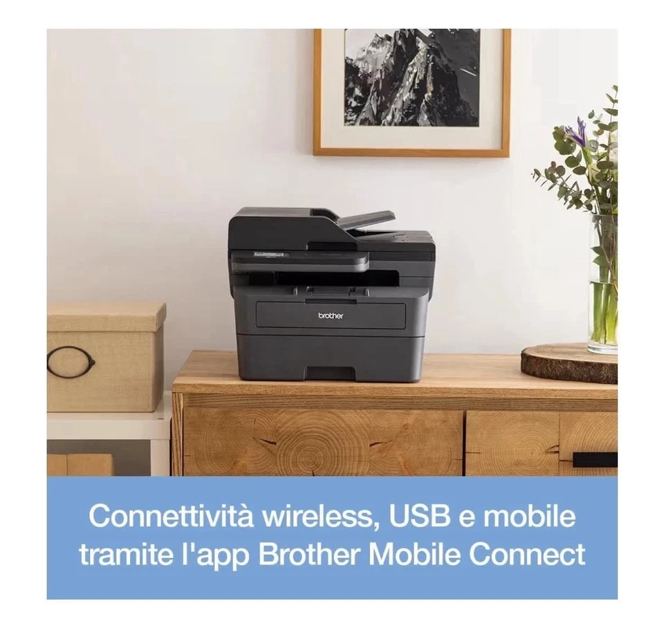 ✅BROTHER MFCL2860DWE Multifunzione Laser Monocromatica 4 in 1. Eco Pro Ready🔥 - Immagine 2 di 4