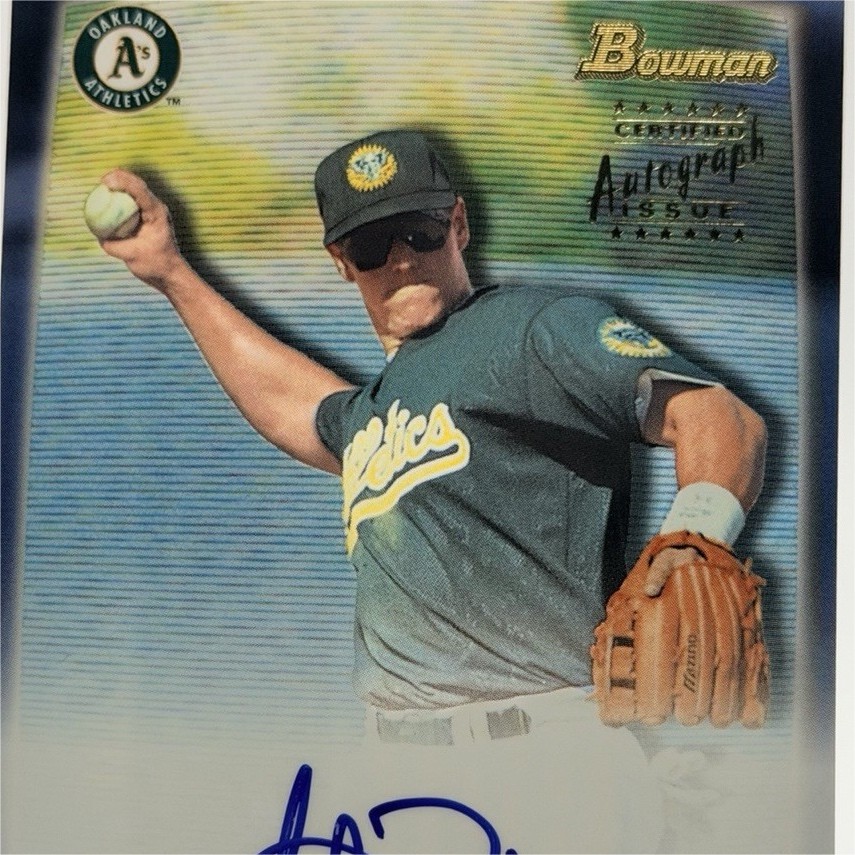 Bowman 2000 Draft Picks & Prospects Adam Piatt BDPA8 Auto Insert Athletics