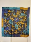 Yves Saint Laurent YSL 100% Silk Oversized Floral Scarf Shawl Wrap 50x53 Vintage — photo 1