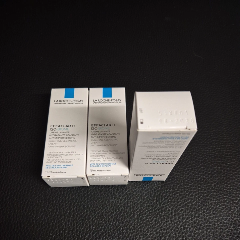 ROCHE POSAY Effaclar H Iso Biome Reinigungscreme  45ml Reisegröße...NEU ❤️ - Bild 3 von 4