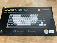 Keychron Q1 Max 75% Wireless Keyboard RGB Hot-swappable Banana Switch Black