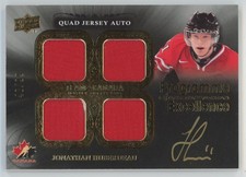 2015-16 UDTeam Canada Master Collection Program of Excellence Quad Jersey Auto