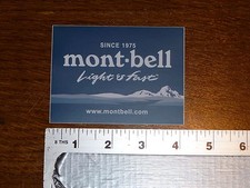MontBell Sticker Decal