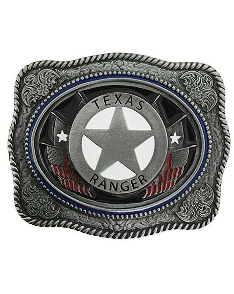 Buckle GüRtelschnalle GüRtelschließE Westernbuckle Texas Ranger Lizensiert-image