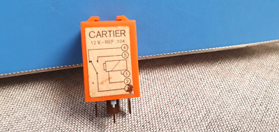 G.CARTIER 12V,- REF 104  Relais UNBENUTZT-UNUSED