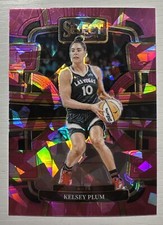 Kelsey Plum 2024 Panini Select WNBA Pink Ice Prizm Concourse #75 Las Vegas Aces