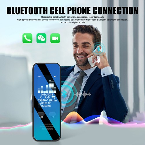 32G Digital Voice Recorder Bluetooth Call Dictaphone Audio MP3 Player Recording - Picture 4 of 12