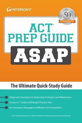 ACT Prep Guide ASAP: The Ultimate Quick-Study Guide - Paperback - GOOD