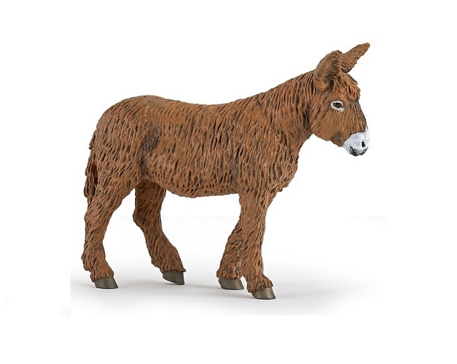 Papo 51168 Poitou Donkey 11 Cm Farm Animals