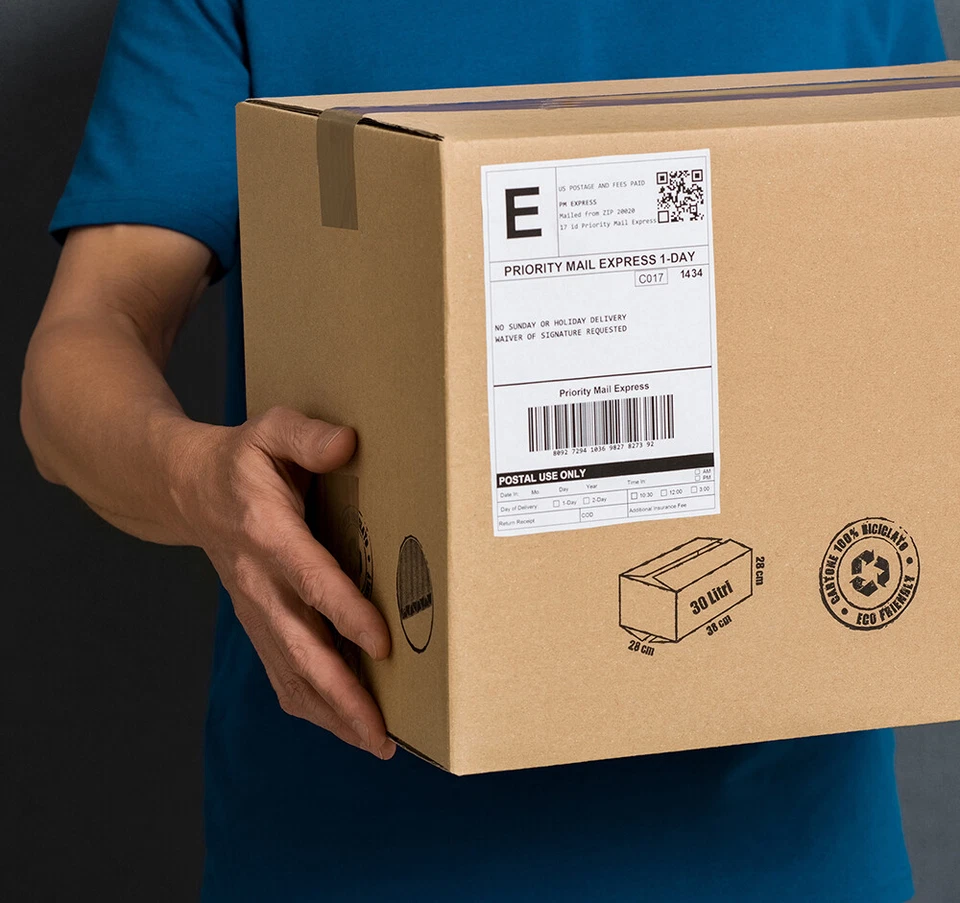 DIRECT THERMAL 4x6 Labels Roll 100x150mm Fastway AUSPOST eParcel Shipping Label - image 4 of 4