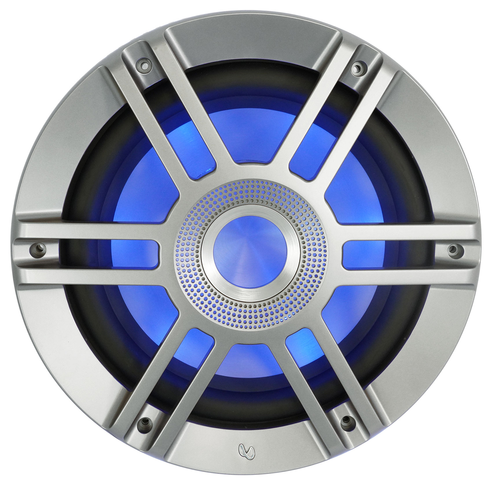 Морской сабвуфер Infinity KAPPA 1050M мощностью 10 900 Вт с RGB-подсветкой и проводом для динамиков