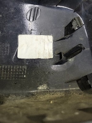 BMW 5 Serie E60 Driver Right Side Mirror Housing in Silver 