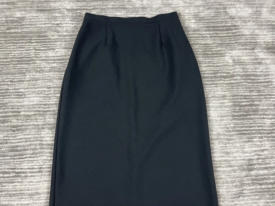 Женская юбка Kathie Lee Collection 12 черная 100% полиэстер длинная повседневная - Изображение 2 из 4