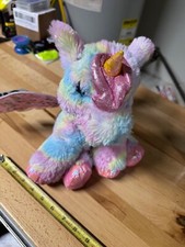 Barbie Dreamtopia Unicorn Pet Pastel Pink Tie Dye Plush Stuffed Animal