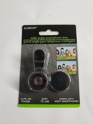 Wide Angle Lens Smartphone Clip On Lens by e-circuit NEW NIB