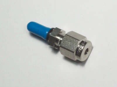 1- Swagelok Stainless Steel Male Connector, 1/8" Tube x #10-32, SS-200-1-0157