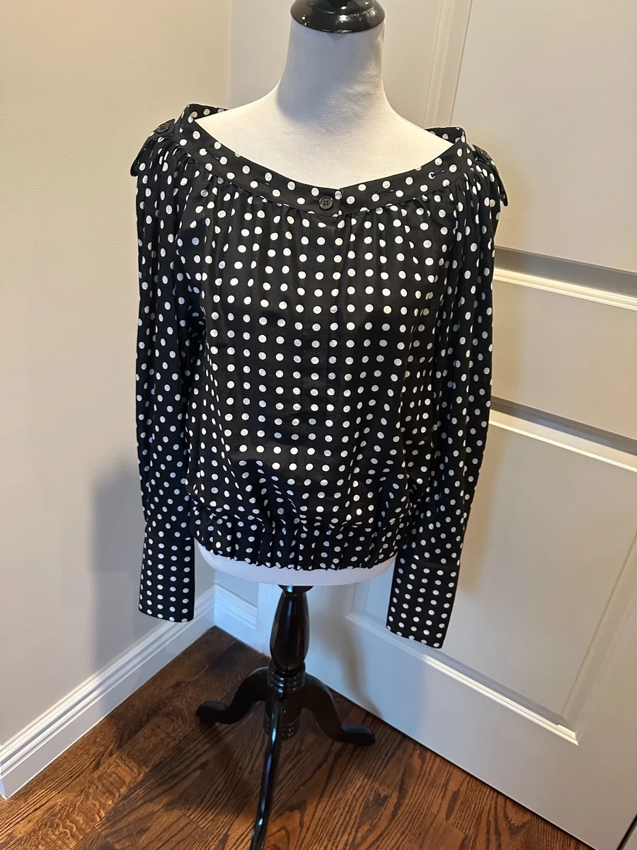 Saint Laurent Polka Dot Tops for Women for sale | eBay