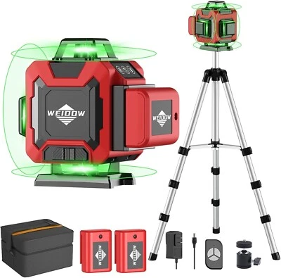 WEIDDW Laser Level 360 Self Leveling with Tripod for Construction Projects