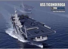 Card Paper Cut Out Model Kit Answer Angraf USS Ticonderoga 1:200