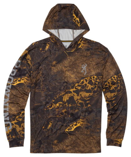 Browning Hooded Long Sleeve Sun Shirt - Mens - Picture 1 of 5