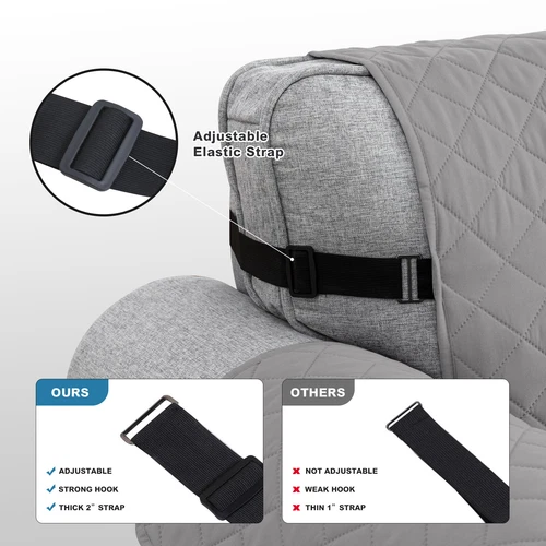 Funda de sofá reclinable para sillón de 1/2/3/plaza ideal funda antideslizante para sofá - Imagen 78 de 111
