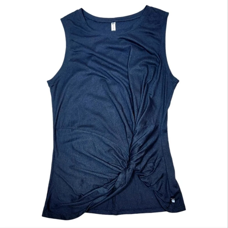 fabletics hera sleeveless twist front lightweight tank-top