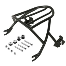 Black Solo Luggage Rack Docking Hardware Kit Fit For Harley Sportster XL 2004-22