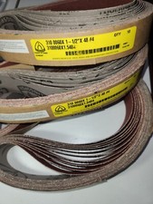 Norton abrasives sanding belt 1-1/2" x48" P60 Grit New 10 pack 60 grit sander