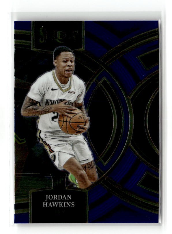 2023-24 Panini Select - Premier Level Blue #124 Jordan Hawkins (RC
