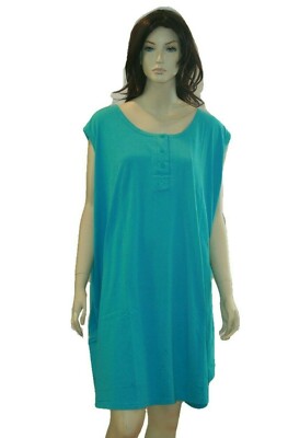 Ärmelloses Damen-Sleepshirt Übergröße Einheitsgröße X/W (3X-5XL) 20 - 28