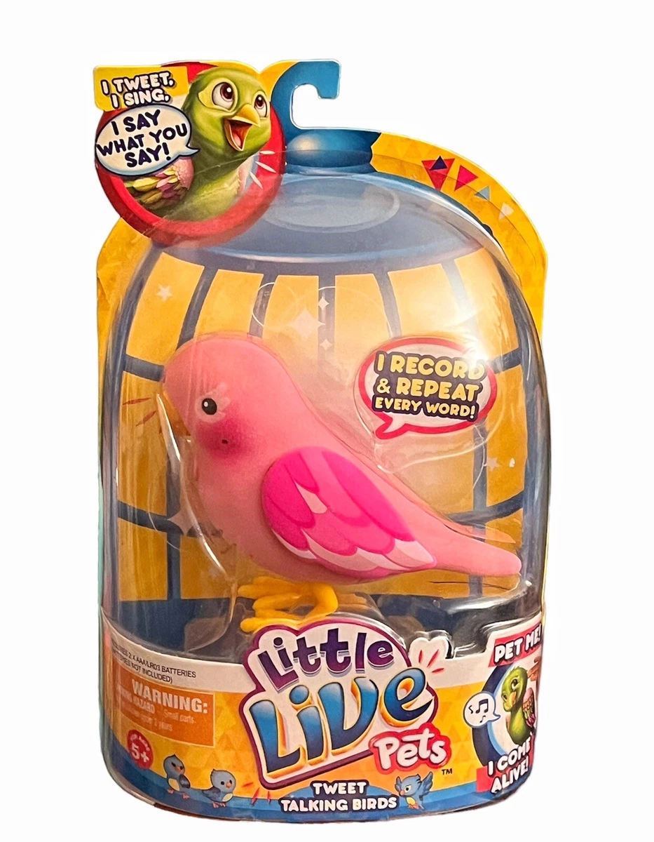 NEW Little Live Pets Tweet Talking Birds 30 Different Birdcalls