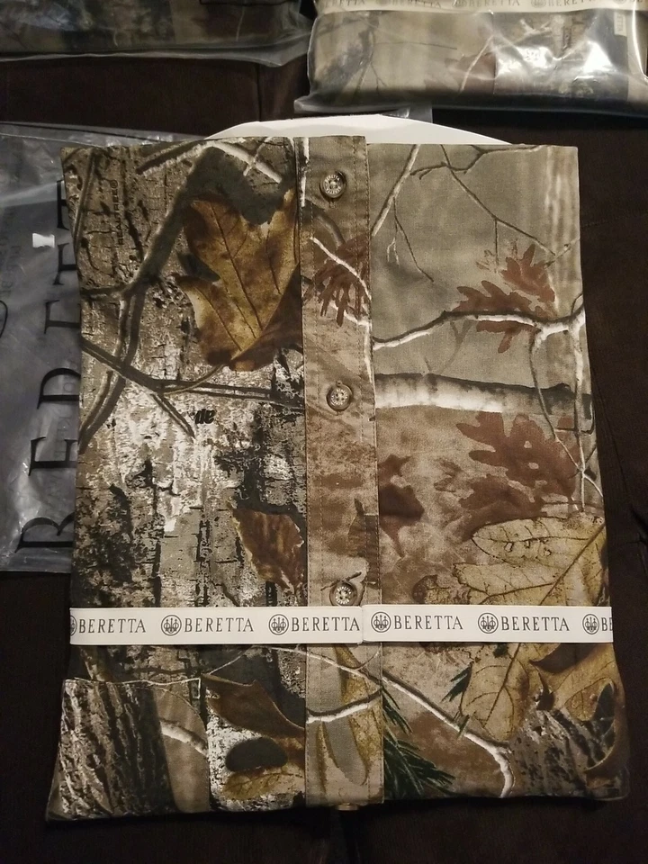 BERETTA Vented Shooting Shirt Button Up Mens REALTREE AP Hunting. Multiple sizes - Image 3 of 4