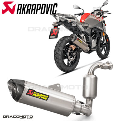 BMW G 310 R GS 2017-2024 Auspuffanlage AKRAPOVIC S-B3R2-HRSS