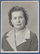 Portrait of Beautiful Girl, Pretty Lady Soviet Vintage Photo USSR