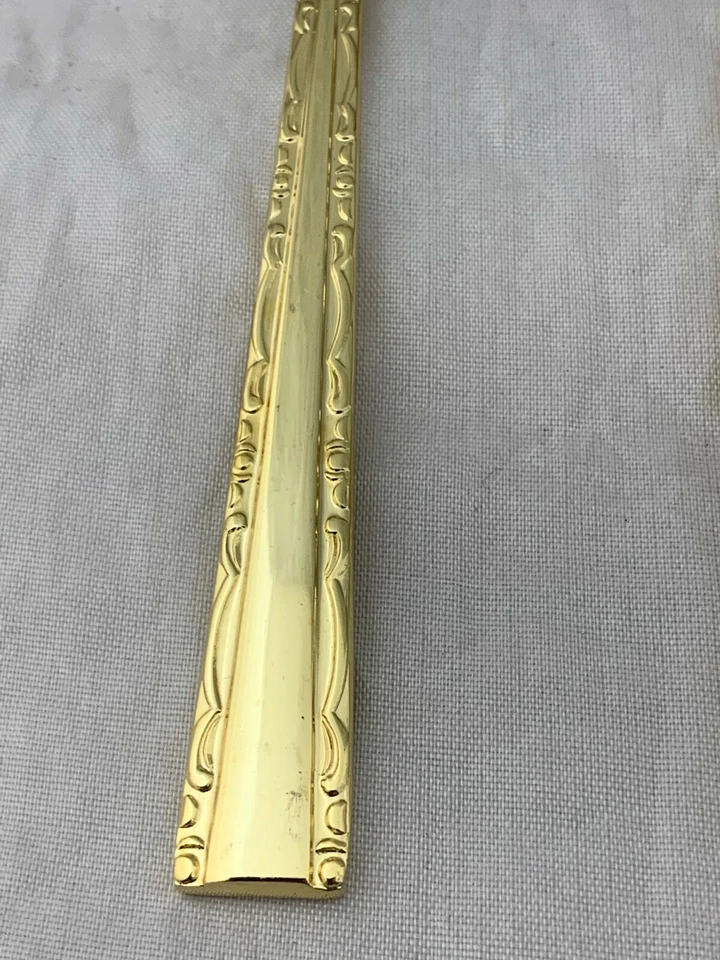 Towle Supreme Cutlery Japan TWS120-GOLD Gold Electroplate 4 Dinner Forks 7.25" - Image 4 of 4