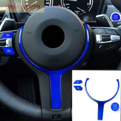 M1 M2 Steering Wheel Button Replacement For BMW M3 M4 M5 M6 F-Series (Blue & Red)