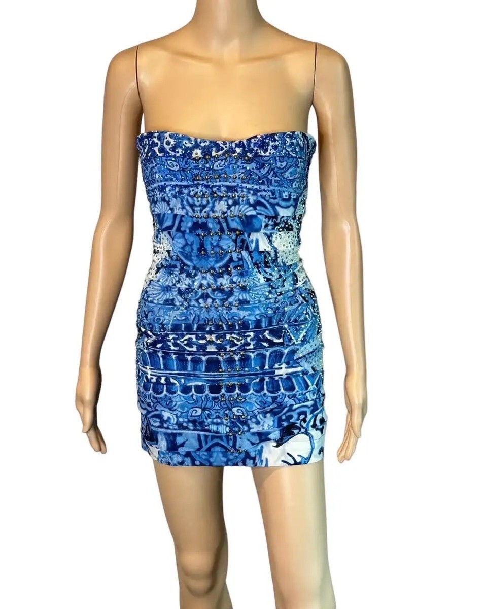 Roberto Cavalli F/W 2005 Embellished Chinoiserie Porcelain Roberto Cavalli F/W 2005 Embellished Chinoiserie Porcelain