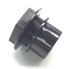 THREADED SOLVENT WELD TANK WASTE PIPE CONNECTOR Washer Seal Pond PVC 1.5 inch