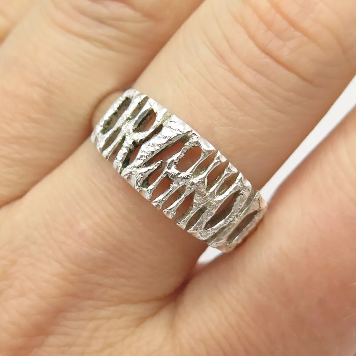 Real silver vintage best sale rings