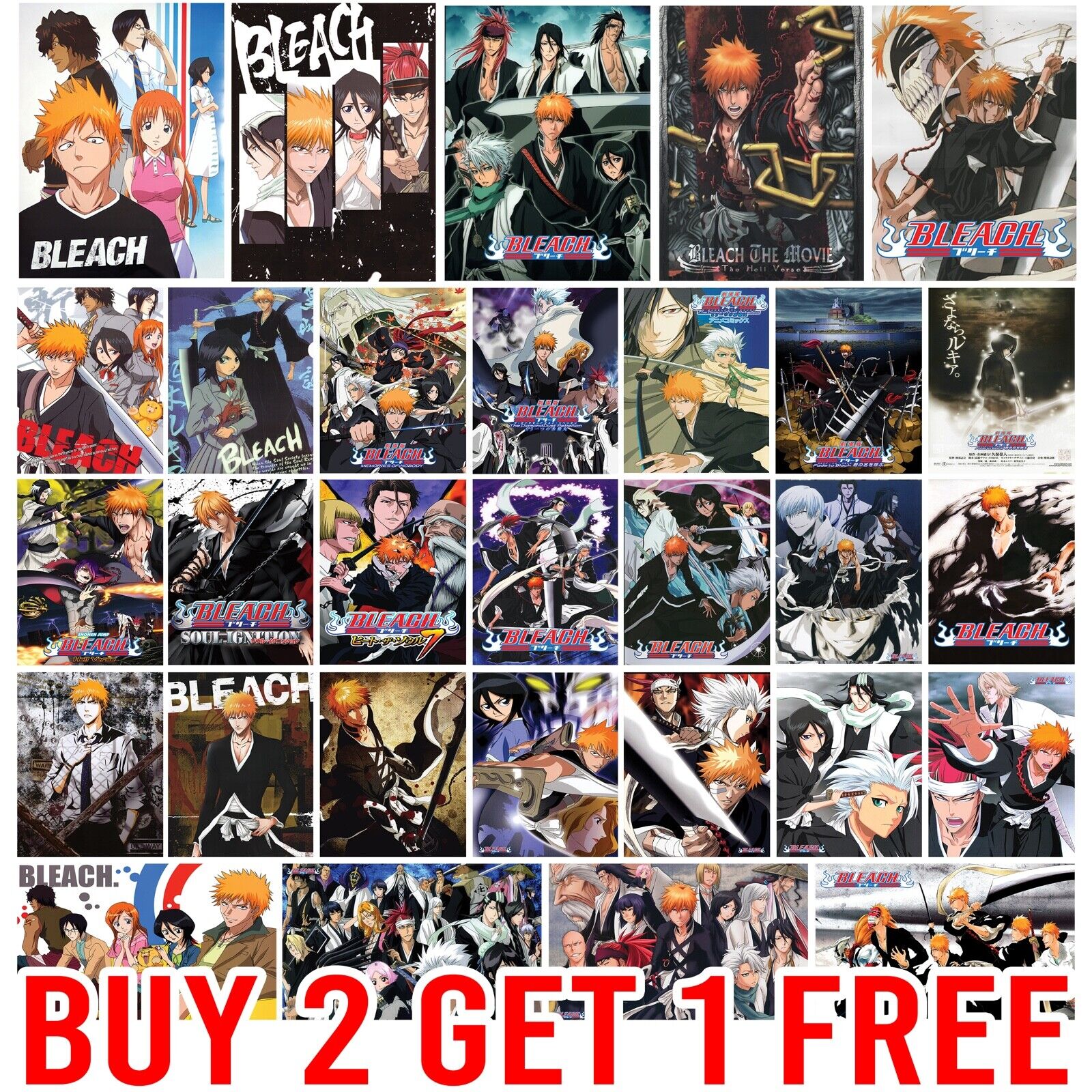 Poster Bleach - Chibi Characters, Wall Art, Gifts & Merchandise