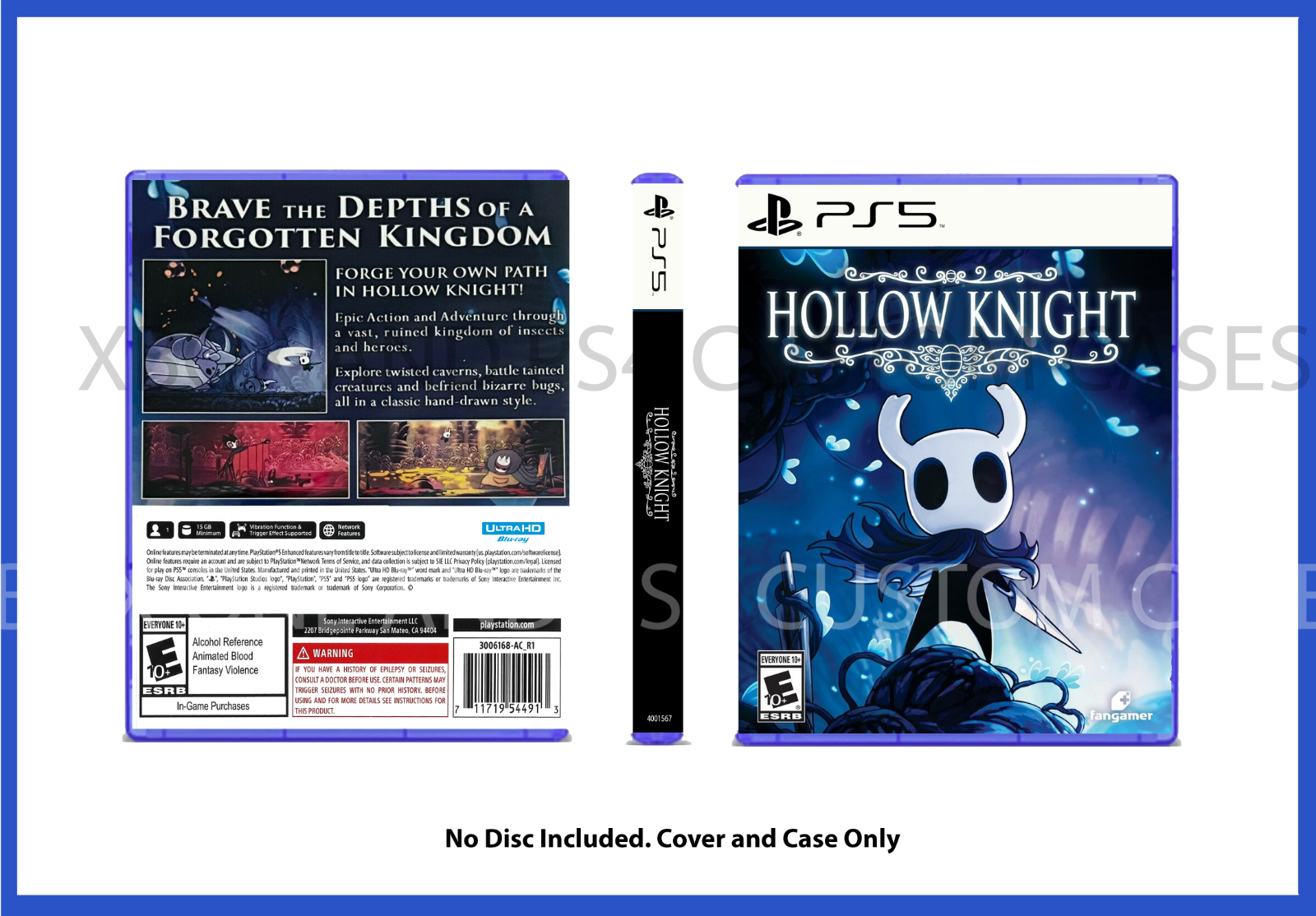 Hollow Knight Collector's Edition with Metal Brooch (PlayStation 4, PS4)  SEALED 850055007635