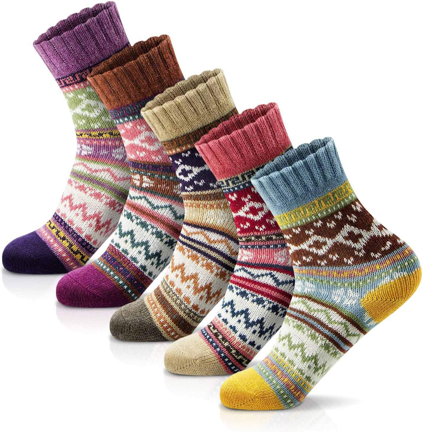 Women Socks Winter - Gifts for Women - Warm Thick Soft Wool Socks Christmas Gift