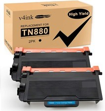 2PK TN880 High Yield Toner Compatibe for Brother HL-L6200DW MFC-L5800D-12K Pages