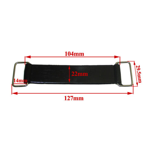 Rubber Battery Strap Belt For ATV Quad Go Kart Pit Dirt Bike Motorcycle - Picture 10 of 13