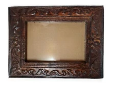 Rustic Handmade Picture Frame | Vintage-Style Wood Frame | 5x7