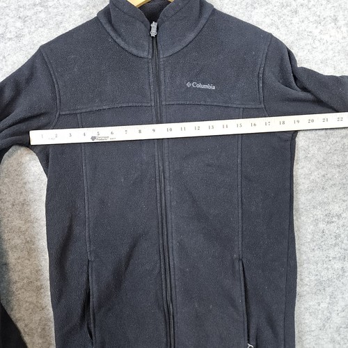 Columbia Youth XL Full Zip Black Fleece Long Sleeve INSIDE NAME TAG FILLED OUT - Picture 14 of 17