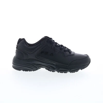 Fila Memory Fresh Start 2 Slip Resistant Womens Black Athletic Work Shoes