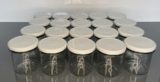 Einweckgläser 350 ml Sturzgläser mit Weiß ...